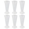 6 Pieces Plastic Measuring Cup 50ml Cone Measuring Cup Measuring