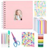 Kid Scrapbook DIY Photo Album Hard Cover Scrapbook Kit for