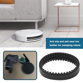 Create idea 2Pcs Anti Slip Wheel Tires Skin Replacement Compatible with Eufy RoboVac 11S/ 11S MAX/ 15T/ 30/ 30C/ 15C/ 15C MAX Anti-wear Tyre Skins