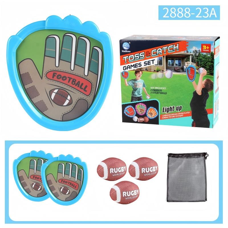 Kids Velcro Paddle Ball Set for Outdoor Play – Sticky