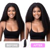IDN BEAUTY Seamless Clip In Hair Extensions Human Hair, Kinky