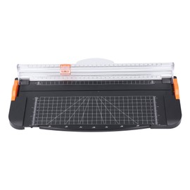 Paper Cutter 12in A4 Office Trimmer Crafting Scrapbooking Tool with Security Guard Side Ruler