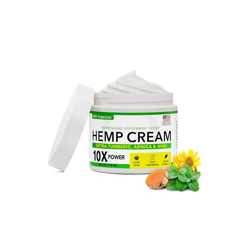 ​​Super Natural Goods Hemp Cream with Hemp Oil, Turmeric, Arnica