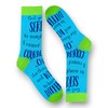 forsocksake 1 Pair Serenity Prayer Socks Sobriety Birthday Sober Anniversary