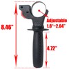Xiaoyztan Hammer Drill Plastic Handle Adjustable Side Front Auxiliary Handle,
