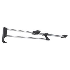 Ciieeo Stainless Steel Retractable Clothing Rack Hanging Coat Display Rack Closet Rod for Wardrobe