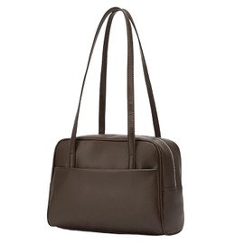 Hillrill BB917 Women's Tote Bag, Large Capacity, Shoulder Bag, Popular, Handbag, School Bag, For Commuting to Work, Freestanding, Synthetic Leather, Bag with Zipper, Shoulder Hang, Convenient Storage