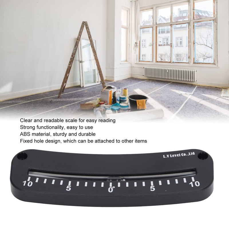 Inclinometer, Bicycle Inclinometer, Handlebar Inclinometer, 10 to 0 to 10