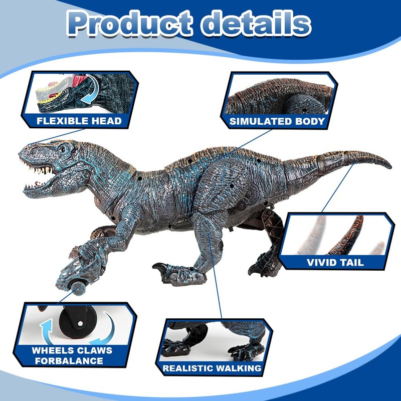 Nzkeuf Remote Control Dinosaur – RC Dinosaur Toys for Boys