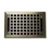 Madelyn Carter Contemporary Artisan Style Vent Cover, Solid Cast Steel