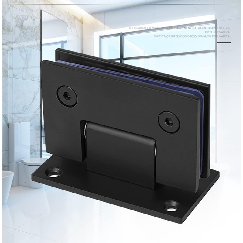 WANLIAN 90 Degree Glass Shower Door Hinges,Shower Hinges Replacement Parts