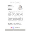VIE Faceted Small Crystal Heart, 2-3cm, Clear Quartz