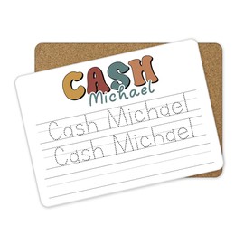 Name Practice Trace Board, I can write my name, Educational Dry Erase Board, Letter Tracing Board, Home School Learning