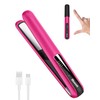 Hoson Cordless Hair Straightener,Portable Mini Flat Iron Travel for Bangs,Short