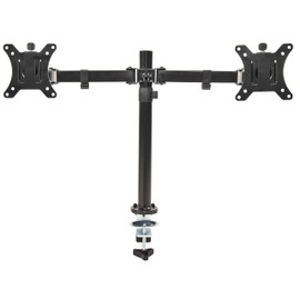 Elevon BalanceFrom Dual LCD LED 13 to 27 inch Monitor Desk Mount Stand, Heavy Duty Fully Adjustable, Fits 2 Screens