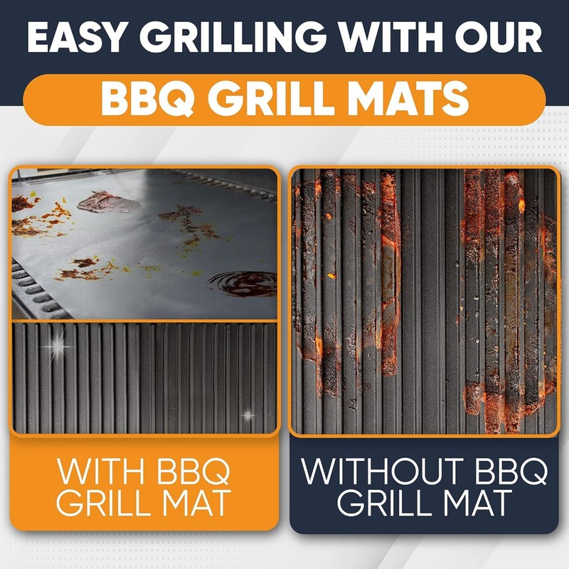 Extra Large BBQ Grill Mat (3 Pack) - BBQ Mats