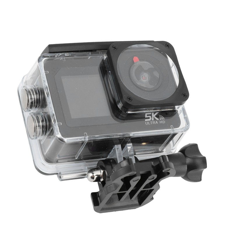 5K30FPS WiFi Action Camera Front and Rear Dual Screen Built