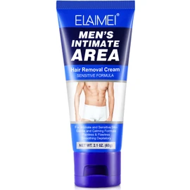 Dinalio Down Under Hair Removal Cream,Depilatory Cream for Intimate Areas and Genitals, ‎All Skin Types, 150 ml (man)