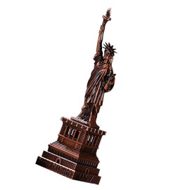 CHILDWEET statue of liberty model 10cm Statue of Liberty sand table decorate metal crafts crafts accessories New York statue tabletop decor souvenir dining table table adornment Metal Model