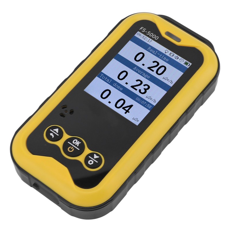 Portable Radiation Monitor 0.01μSv/h‑50msv/h 1800mAh 2.4 in TFT LCD Screen