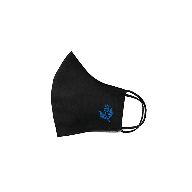Scottish Thistle Cotton Face Mask Protective Covering Washable Reusable Breathable