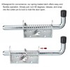 sourcing map Barrel Bolt Latch, 6Pcs 10x128mm - Carbon Steel