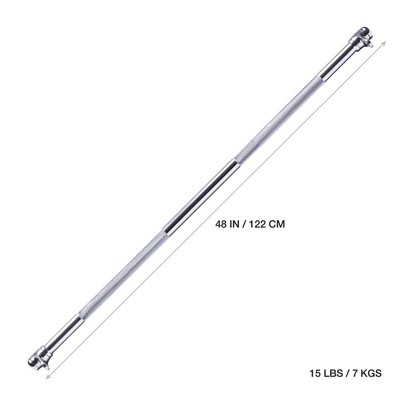 AmStaff Fitness 48" Straight Ez Curl Lat Pull Down Bar