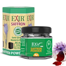 EXIR, Pure Spanish Saffron Powder (5-grams) - Spice Herb Seasoning of Premium Grade