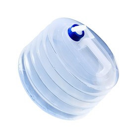 Bottle Container with Faucet Outdoor Camping and Hiking Portable Thickened Handle Adjustable Water Outlet Portable, 15 liters