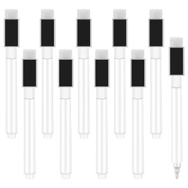Pack of 10 Whiteboard Markers, Dry Wipe Markers, Whiteboard Markers, Magnetic Dry Erase Markers, Magnetic Whiteboards Pens for Home, School, Office