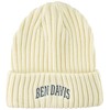 Bendivis Unisex Adult College Embroidered Knit Hat, white