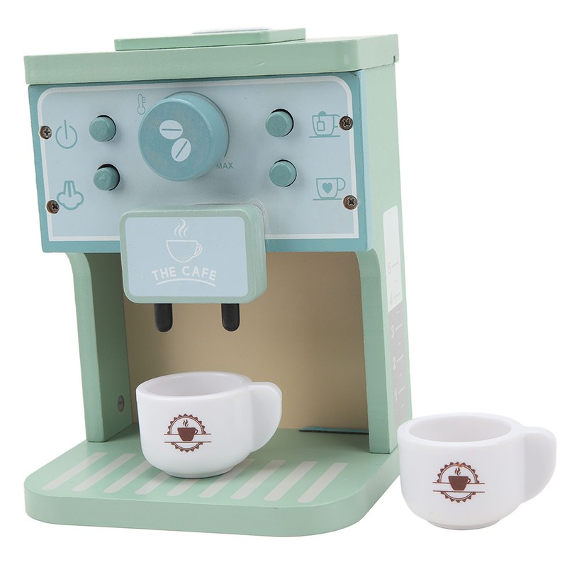Coffee Maker Toy Fun Early Education Simulation Milk Cups Round