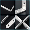SAYAYO EJ6207-8P Angle Shelf Bracket Stainless Steel L Shaped 90