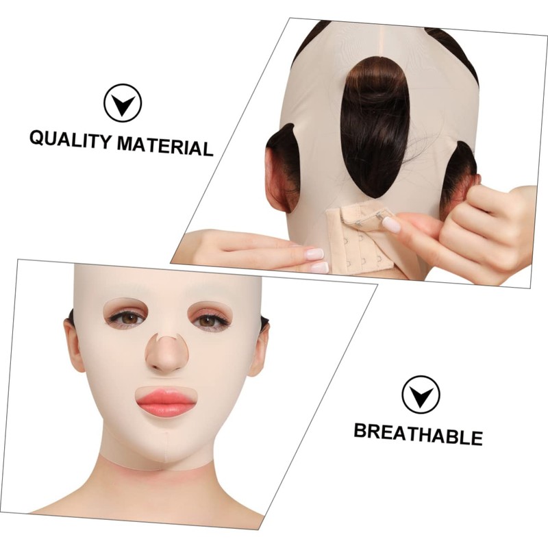 Outanaya 1pc Elastic Facial Mask Skin Tighten Sleep Mask for
