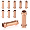 10-Pack GUOFIS Copper Press Fittings,1/2 Inch x 1/2 Inch Extended
