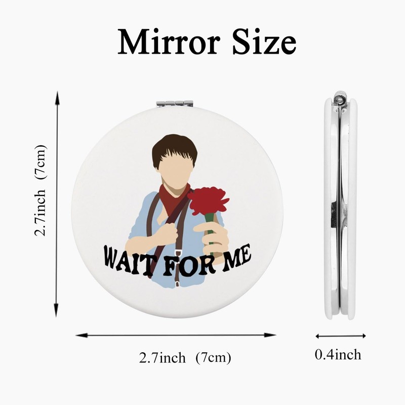 CMNIM Hadestown Inspired Compact Mirror Wait for Me Hadestown Gift