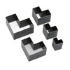 5Pcs Leather Die Cutter Hollow Assorted Size High Carbon Steel