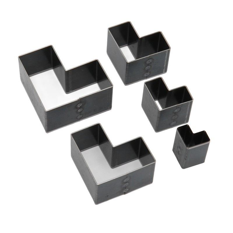 5Pcs Leather Die Cutter Hollow Assorted Size High Carbon Steel
