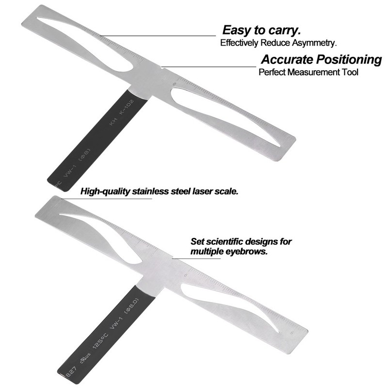 Eyebrow Ruler, Eyebrow Stencil Kit, Eyebrow Shaping Stencil Kit Extension