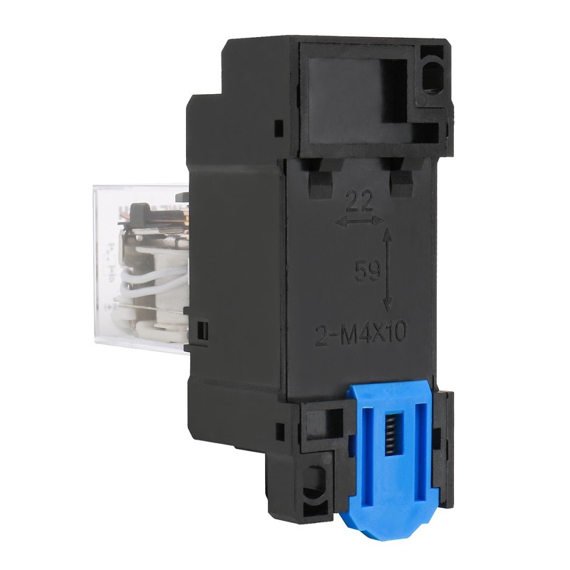 Weasch Electromagnetic Power Relay, HH54PL, AC 12V Coil, 4P4T 4NO