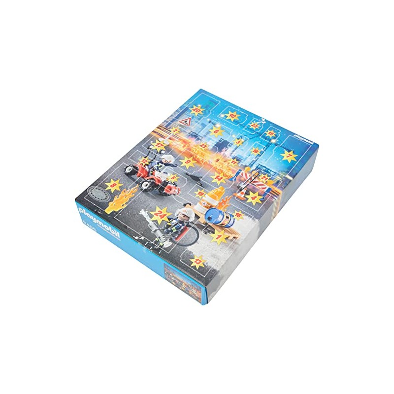 Playmobil Advent Calendar Fire Rescue Operation on The Construction Site