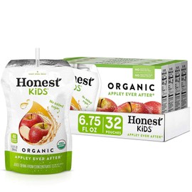 Honest Kids Appley Ever After Juice Drink, 6.75 Fluid Ounce - 8 per pack - 4 packs per case.4