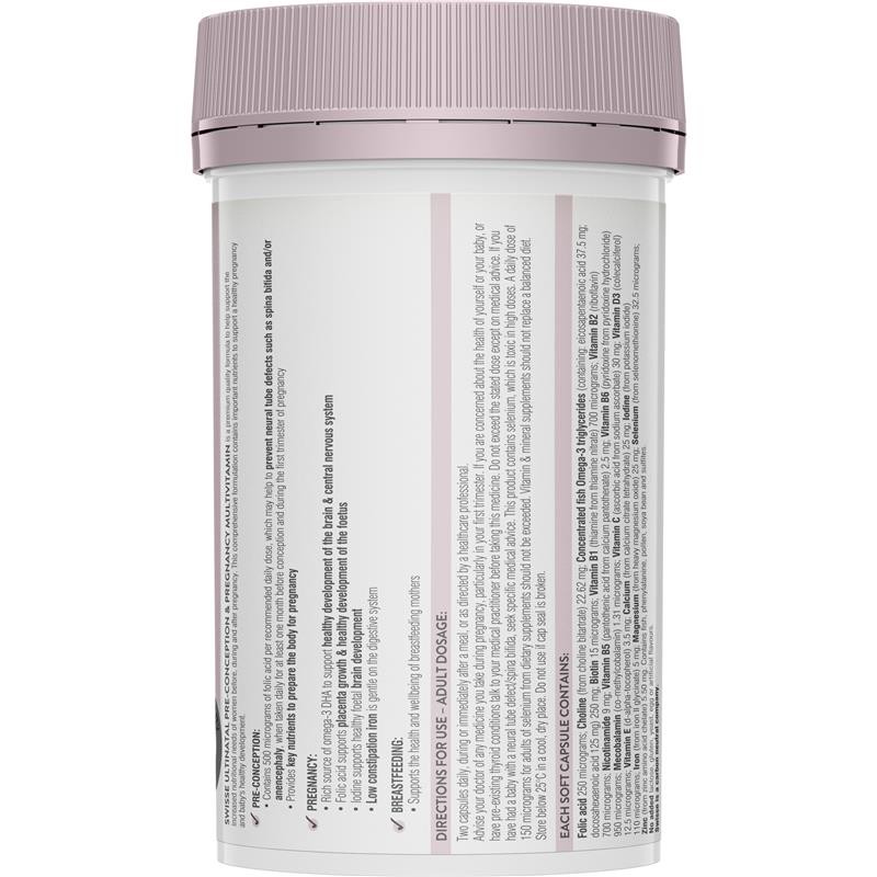 Swisse Ultinatal Pre Conception & Pregnancy