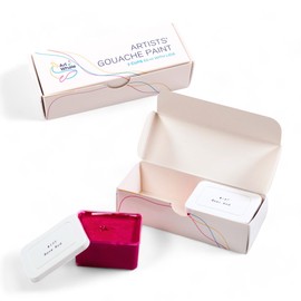 Art Whale Gouache Rose Red Refills (50ml/1.7oz)|Intense Pigments, Easy Color Refill (2 pcs.)