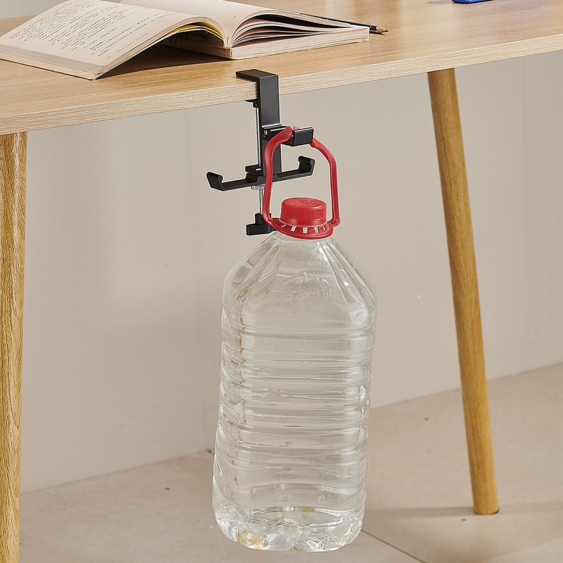 Heavyrain Desk Edge Hook Hanger, No Drilling Headphone Holder with