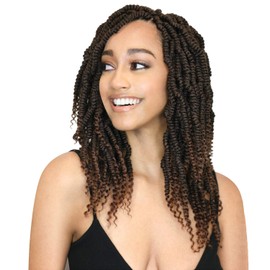 MULTI PACK DEALS! Model Model Hair Crochet Braids Glance 2X Bomb Twist 12" (5-PACK, T530)
