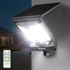 intelamp Solar Flood Lights Outdoor Motion Sensor Waterproof 1200LM