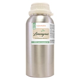 GreenHealth - Lemongrass Essential Oil - 16 fl oz - Aluminum Bottle - 100% Essential Oil