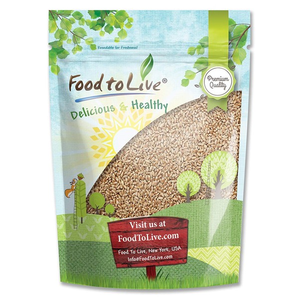 Wheat Berries, 1 Pound - Seeds for Sprouting, Wheatgrass, Bulk, Kosher, by Food to Live