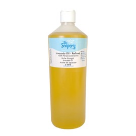 The Soapery Avocado Oil - 1 Litre Refined Cosmetic Grade for Massage, Aromatherapy, Soap and Natural Skin Care